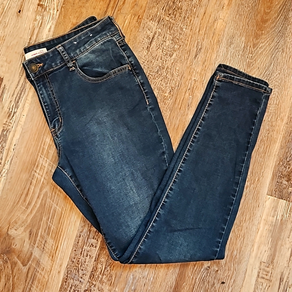 Sonoma low rise Jeggings, dark blue, size 13
